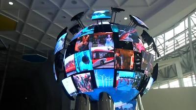 Kinetic LED Spherical Screen